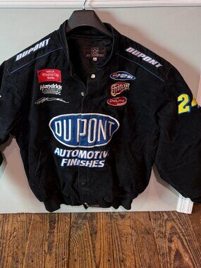 Vintage Jeff Hamilton Jacket Jeff Gordon #24 NASCAR Dupont Men Sz 2XL JH Design